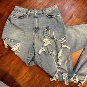 BDG Mom High Rise Distressed Jeans